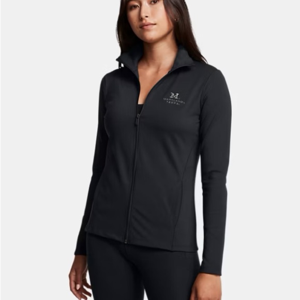 Under Armour Pitch Gray Motion Full Zip Jacket University of Maryland Terps XL